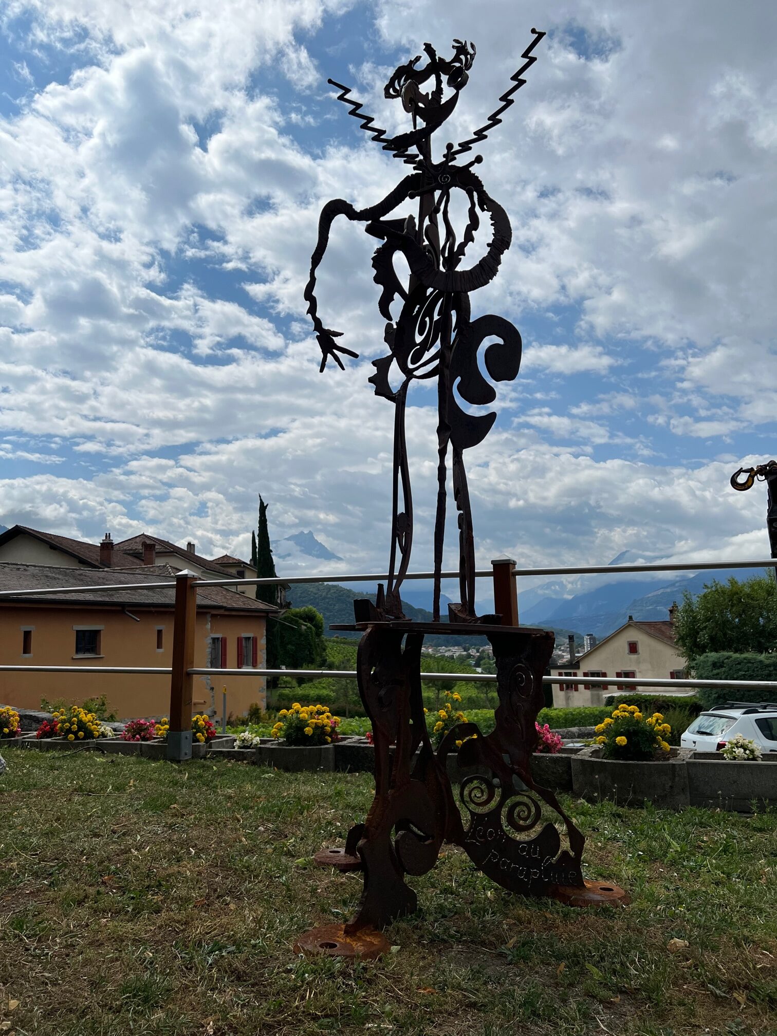 Léon au parapluie
